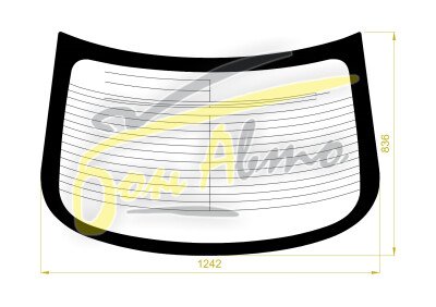 Стекло заднее с обогревом NISSAN ALMERA 2012-2018 (G11-RUS) 
Бренд: BSG