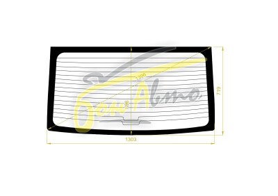 Стекло заднее с обогревом DACIA LOGAN 2005-2012 (LS) 
Бренд: BENSON