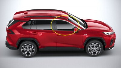 Стекло боковое SUZUKI ACROSS 2020- XA50 LFD/RH фурнитура, 
Бренд: BENSON