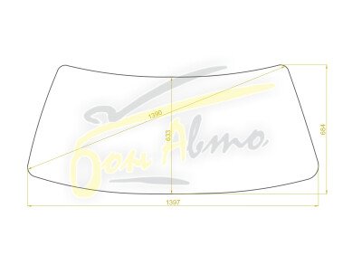 Стекло лобовое TOYOTA HILUX 1983-1988 (LN51-в герметик) 
Бренд: BSG с зеленой полосой