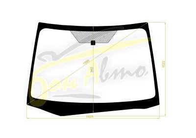 Стекло лобовое SUBARU XV 2011-2016 (GP2-RHD) 
Бренд: КМК