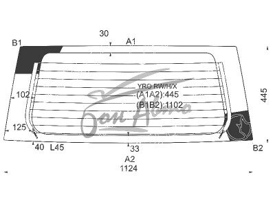 Стекло заднее с обогревом SUZUKI KEI 1998-2009 (HN11-21) 
Бренд: BSG