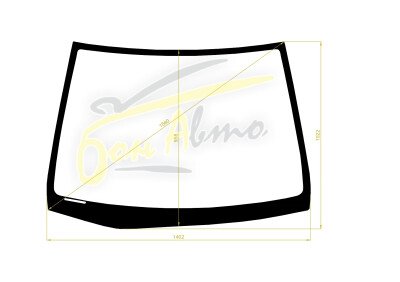 Стекло лобовое HONDA STREAM 2000-2006 (RN1-5-RHD) 
Бренд: КДМ с синей полосой