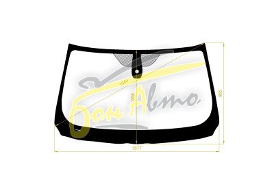 Стекло лобовое BMW 5-SERIES 2010-2016 (F07-GT-5d h/b) место под датчик дождя 
Бренд: КМК с синей полосой