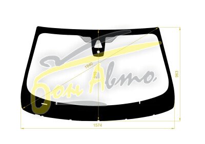 Стекло лобовое BMW 6-SERIES 2010-2018 (F13-2015-2d coupe) место под 1 камеру, место под датчик дождя, молдинг, 
Бренд: BENSON