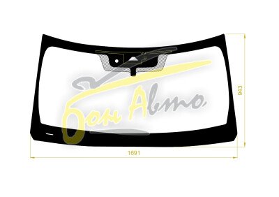 Стекло лобовое INFINITI QX80 2024- (Y63-LHD) место под 1 камеру с обогревом, место под датчик дождя, молдинг, проекция, 
Бренд: BENSON