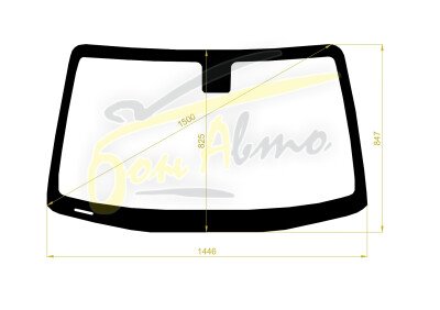 Стекло лобовое CHEVROLET TRAILBLAZER 2012-2022 (GM800) 
Бренд: КМК с синей полосой