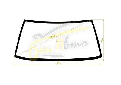 Стекло лобовое TOYOTA VISTA 1982-1986 (V10-sed) 
Бренд: BSG с зеленой полосой
