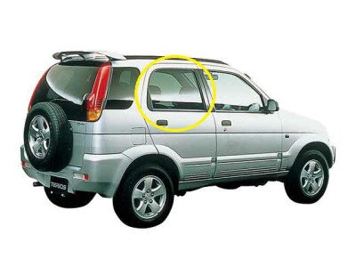 Стекло боковое DAIHATSU TERIOS 1996-2006 (J100) RD/RH фурнитура, 
Бренд: BENSON