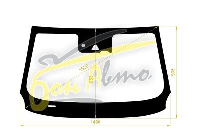 Стекло лобовое KAIYI X3 2019- (LHD) место под 2 камеры, место под датчик дождя, молдинг, 
Бренд: BENSON