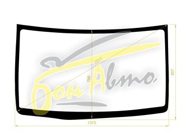 Стекло лобовое MITSUBISHI DELICA D:2 2011-2015 (MB15S-RHD) 
Бренд: FYG с зеленой полосой