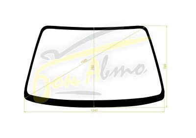Стекло лобовое NISSAN BOLERO 1992-2002 (K11) 
Бренд: BSG с серой полосой