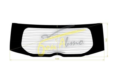 Стекло заднее с обогревом HONDA FIT SHUTTLE 2011-2015 (GP2-5d) 
Бренд: BSG