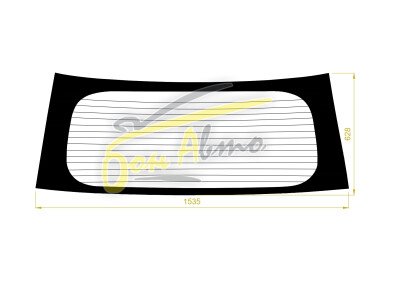 Стекло заднее с обогревом MAZDA MPV 1999-2006 (LW) 
Бренд: FYG