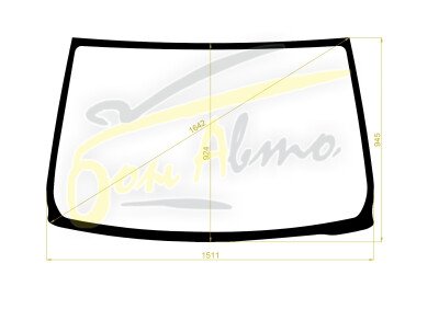 Стекло лобовое NISSAN ELGRAND 1997-2002 (E50) 
Бренд: BSG