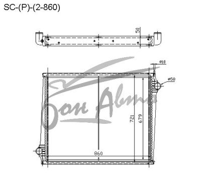 Радиатор SCANIA 4-series 1996- () /2-860 
Бренд: TONGSHI PL50MT