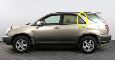 Стекло боковое TOYOTA HARRIER 1996-2003 XU10 RQ/LH 
Бренд: BSG