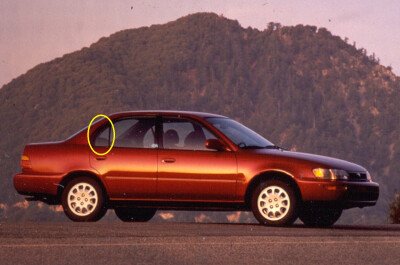 Стекло боковое TOYOTA COROLLA 1991-1995 E100-4d sed RQ/RH 
Бренд: BENSON