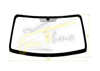 Стекло лобовое KIA BONGO III 2004- (PU) 
Бренд: КДМ