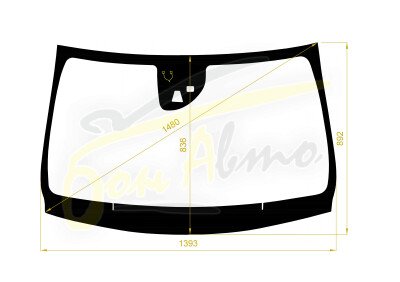 Стекло лобовое MERCEDES CLA-CLASS 2013-2019 (W117-RHD) место под 1 камеру с обогревом, место под датчик дождя, 
Бренд: ZDG