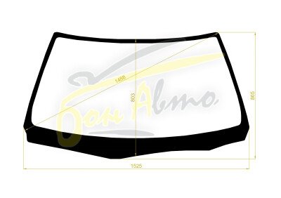 Стекло лобовое TOYOTA CROWN MAJESTA 1995-1999 (JZS155-RHD) 
Бренд: BSG