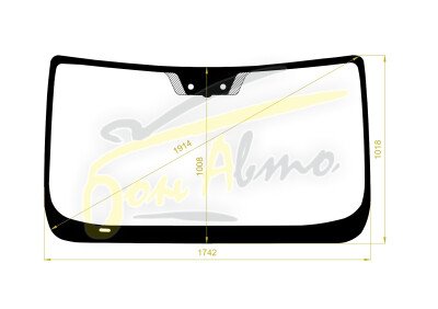 Стекло лобовое FIAT DUCATO 2006- (LHD) место под датчик дождя молдинг, 
Бренд: BENSON