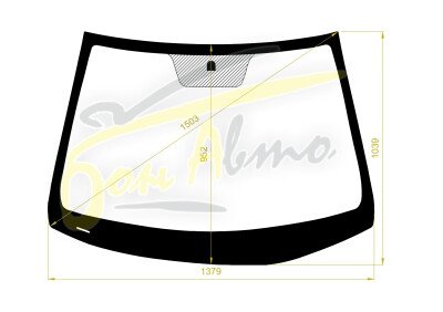 Стекло лобовое KIA RIO 2011-2016 (QB -LHD-RUS-5d h/b) 
Бренд: КДМ с синей полосой