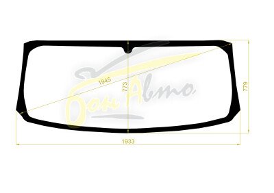 Стекло лобовое TOYOTA TOYACE 2007- (#U400) 1933*779 широкая кабина 
Бренд: BENSON