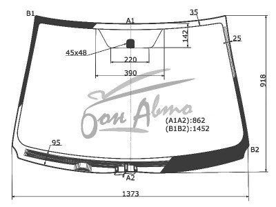 Стекло лобовое MITSUOKA GALUE 2006-2012 (E140-RHD) обогрев щеток 
Бренд: BSG