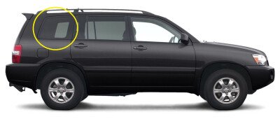 Стекло боковое TOYOTA HIGHLANDER 2000-2007 (#U2#) SW/RH/X 
Бренд: BSG