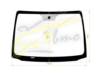Стекло лобовое NISSAN NOTE 2005-2012 (E11-LHD) 
Бренд: BSG с синей полосой