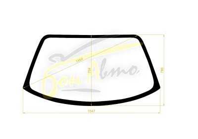 Стекло лобовое TOYOTA SUPRA 1993-2002 (JZA80) 
Бренд: BSG с зеленой полосой