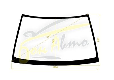 Стекло лобовое NISSAN R`NESSA 1997-2001 (N30) 
Бренд: КДМ