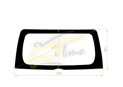 Стекло заднее с обогревом TOYOTA AVANZA 2003-2011 (F600) 
Бренд: BSG