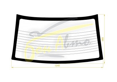 Стекло заднее с обогревом MITSUBISHI LANCER EVOLUTION 1998-1999 (CP9A-4d sed) 
Бренд: BSG