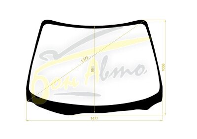 Стекло лобовое NISSAN BASSARA 1999-2003 (JU30-RHD) 
Бренд: ZDG с серой полосой