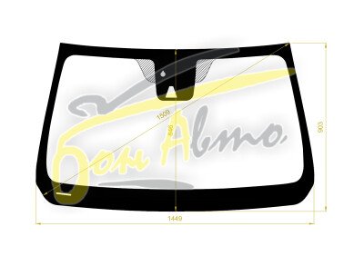 Стекло лобовое GEELY ATLAS 2018-2023 (NL3-LHD) место под 1 камеру, место под датчик дождя, молдинг, 
Бренд: BENSON