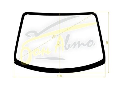 Стекло лобовое TOYOTA PICNIC 1996-2001 (SXM10) 
Бренд: ZDG с зеленой полосой