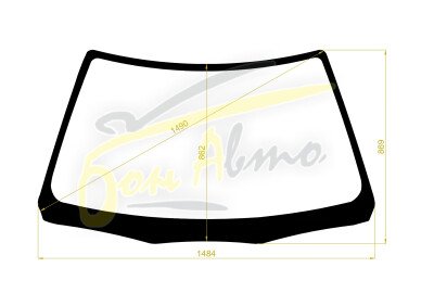 Стекло лобовое TOYOTA MARK II 1988-1992 (RX80-sed) 
Бренд: ZDG