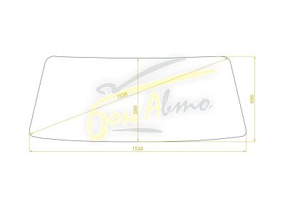 Стекло лобовое TOYOTA HIACE TRUCK 1984-2000 (LY101-1524*696*1538) 
Бренд: BENSON