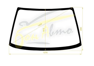 Стекло лобовое NISSAN PULSAR 1990-1995 (#N14) 
Бренд: BSG с зеленой полосой