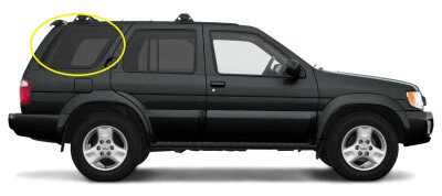 Стекло боковое INFINITI QX4 1995-2004 (R50) SW/RH/X 
Бренд: BSG