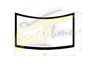 Стекло лобовое SUZUKI PALETTE 2008-2013 (MK21S) 
Бренд: BENSON