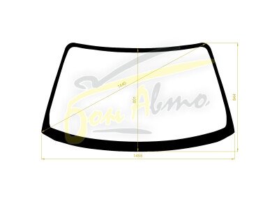 Стекло лобовое NISSAN SKYLINE 1998-2002 (HR34-4d sed) 
Бренд: ZDG с серой полосой