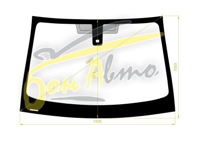 Стекло лобовое CITROEN BERLINGO 2008- (B9) место под датчик дождя молдинг, 
Бренд: BSG