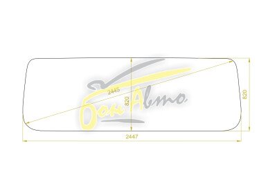 Стекло лобовое MAN F-SERIES 1994- (F2000-2447*820*2445) 
Бренд: BENSON с синей полосой