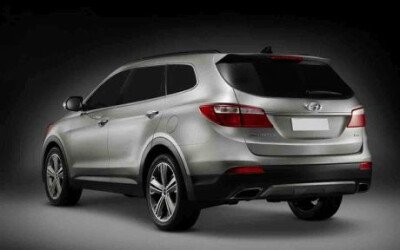 Стекло заднее с обогревом HYUNDAI MAXCRUZ 2012-2018 (DM) 1 отверстие молдинг, 
Бренд: BENSON Тонированное