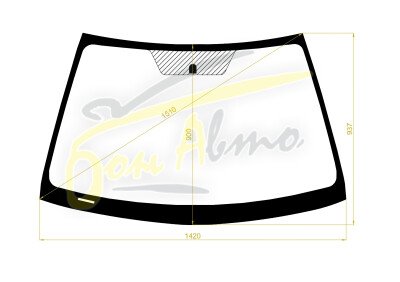 Стекло лобовое TOYOTA COROLLA 2006-2012 (ZZE150-LHD) фурнитура, 
Бренд: BENSON