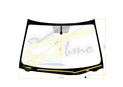 Стекло лобовое TOYOTA VENZA 2008-2015 (AGV10-LHD) обогрев щеток 
Бренд: BSG