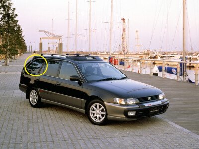 Стекло боковое TOYOTA COROLLA 1991-2000 E100-5d wag-823*425 SW/RH/X 
Бренд: BENSON